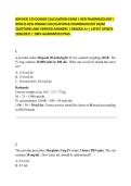 BSN HESI 215 DOSAGE CALCULATION EXAM &vert; HESI PHARMACOLOGY &vert; BSN215 HESI DOSAGE CALCULATION & PHARMACOLOGY EXAM QUESTIONS AND VERIFIED ANSWERS &vert; GRADED A&plus; &vert; LATEST UPDATE 2026&sol;2027 &vert; 100&percnt; GUARANTEED PASS&period;