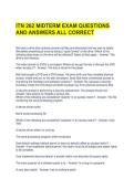 ITN 262 MIDTERM EXAM QUESTIONS AND ANSWERS ALL CORRECT