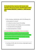 ICC Residential Plans Examiner &lpar;R3&rpar; Practice Exam Questions And Correct Answers &lpar;Verified Study Guide&rpar; &vert; Latest Update 2026&sol;2027 &vert; Graded A&plus; &vert; 100&percnt; Assured Pass&period;