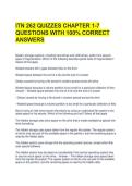 ITN 262 QUIZZES CHAPTER 1-7 QUESTIONS WITH 100&percnt; CORRECT ANSWERS 