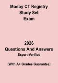 Mosby CT Registry Study Set 2026 &vert; ARRT Computed Tomography Exam Prep&comma; Practice Questions & Complete Review Guide