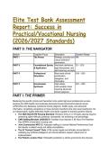 Test Bank&colon; Success in Practical&sol;Vocational Nursing 10th Ed &lpar;Carroll&rpar; &ndash; 2026&sol;2027 NCLEX-PN Standards & Elite Assessment Report