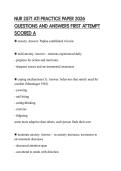 NUR 2571 ATI PRACTICE PAPER 2026 QUESTIONS AND ANSWERS FIRST ATTEMPT SCORED A