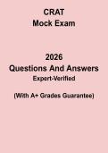 CRAT Mock Exam &vert; Certified Reliability and Maintenance Practice Questions PDF