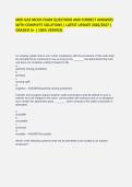 MED GAS MOCK EXAM QUESTIONS AND CORRECT ANSWERS WITH COMPLETE SOLUTIONS &vert; LATEST UPDATE 2026&sol;2027 &vert; GRADED A&plus; &vert; 100&percnt; VERIFIED&period;
