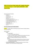 NUR 114 Final Exam Study Guide with Complete Questions and Correct Answers &vert; Latest Update 2026&sol;2027 &vert; 100&percnt; Assured Pass&period;