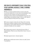 NUR HEALTH ASSESSMENT EXAM 2 2026 FINAL STUDY MATERIAL MODULE 3 THRU 5 VERIFIED ANSWERS A&plus;