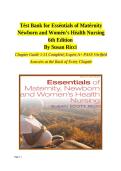 Test Bank Essentials of Maternity Newborn and Women&rsquo;s Health Nursing 6th Edition by Susan Ricci ISBN 9781975245511 Complete Chapter 1-51 Test Bank Questions and Verified Answers