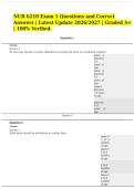 NUR 6210 Exam 1 Questions and Correct Answers &vert; Latest Update 2026&sol;2027 &vert; Graded A&plus; &vert; 100&percnt; Verified&period;