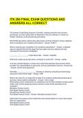 ITN 260 FINAL EXAM QUESTIONS AND ANSWERS ALL CORRECT 