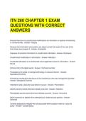 ITN 260 CHAPTER 1 EXAM QUESTIONS WITH CORRECT ANSWERS 