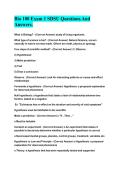 Bio 100 Exam 1 SDSU Questions And Answers&period;