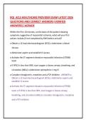 RQI ACLS HEALTHCARE PROVIDER EXAM LATEST 2026 QUESTIONS AND CORRECT ANSWERS