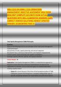 WGU C215 Study Guide &ndash; FINAL EXAM NEWEST 2026 WITH COMPLETE QUESTIONS AND CORRECT DETAILED ANSWERS 