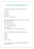 USPS 943 Exam with verified detailed answers