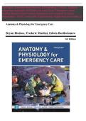 Test Bank for Anatomy & Physiology for Emergency Care&comma; 3rd Edition &ndash; Complete Study Guide with Practice Questions & Answers