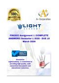 FIN2603 Assignment 1 &lpar;COMPLETE ANSWERS&rpar; Semester 1 2026 - DUE 16 March 2026&semi;100&percnt; trusted &comma;comprehensive and complete reliable solution with clear explanation&period;