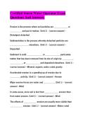 Certified Storm Water Operator Exam Questions And Answers&period;