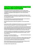 COG170 Cogito Fundamentals Sample Exam Questions with Correct Answers