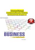 Solution Manual Foundations of Business 7th Edition by William M Pride Robert J Hughes Jack R Kapoor ISBN 9780357717943 Complete Chapter 1-47