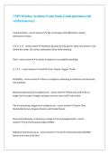USPS Window Academy Exam Study Guide questions with verified answers