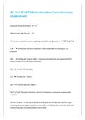 IPC CIS CIT MIT Policies & Procedures Exam with accurate detailed answers
