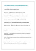IPC Final Exam with accurate detailed solutions