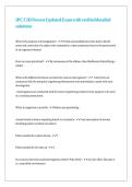 IPC CID Newest Updated Exam with verified detailed solutions