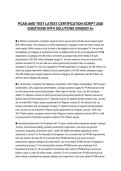 PCAB-AMO TEST LATEST CERTIFICATION SCRIPT 2026 QUESTIONS WITH SOLUTIONS GRADED A&plus;