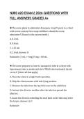 NURS 620 EXAM 2 2026 QUESTIONS WITH FULL ANSWERS GRADED A&plus;
