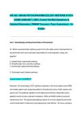 NR 546 &sol; NR546 PSYCHOPHARMACOLOGY MIDTERM STUDY GUIDE 2026&sol;2027 &vert; 100&percnt; Correct Verified Questions & Detailed Rationales &vert; PMHNP Success &vert; Pass Guaranteed - A&plus; Graded