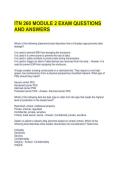 ITN 260 MODULE 2 EXAM QUESTIONS AND ANSWERS 