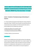 NR 546 &sol; NR546 PSYCHOPHARMACOLOGY MIDTERM EXAM 2026&sol;2027 &vert; Complete Questions & Verified Answers &vert; Clinical Rationales &vert; PMHNP Prep &vert; Pass Guaranteed - A&plus; Graded
