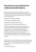 NURS 620 EXAM 1 2026 QUESTIONS WITH COMPLETE SOLUTIONS GRADED A&plus;