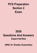 PCS Prep Section 2 &vert; Patient Care Skills & Clinical Practice Questions PDF