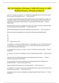 PSY 210 Statistics CSN Exam 2 With All Correct & 100&percnt; Verified Answers &vert;Already Graded A&plus;