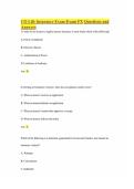 CO Life Insurance Exam-Exam FX Questions and Answers