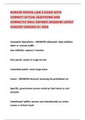 BORDER PATROL LAW 2 EXAM WITH CORRECT ACTUAL QUESTIONS AND CORRECTLY WELL DEFINED ANSWERS LATEST ALREADY GRADED A&plus; 2026