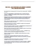 MAE 3303 - QUIZ QUESTIONS AND CORRECT ANSWERS 100&percnt; VERIFIED SOLUTIONS&excl;&excl;