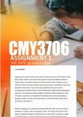 CMY3706 Assignment 1 Due 25 March 2026  - Distinction Guaranteed
