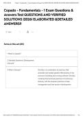 Copado - Fundamentals - 1 Exam Questions & Answers Test QUESTIONS AND VERIFIED SOLUTIONS &vert;2026&vert; ELABORATED &DETAILED ANSWERS&excl;&excl;