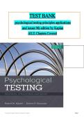 TEST BANK Psychiatric Nursing Contemporary Practice 7th Edition By Boyd&semi; All 43 Chapters Covered