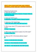 CREST CPSA EXAM QUESTIONS AND CORRECT  ANSWERS LATEST 2026-2027 &lpar;VERIFIED ANSWERS&rpar; 
