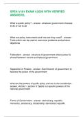 SPEA-V181 EXAM 1&vert;2026 WITH VERIFIED  ANSWERS&period;