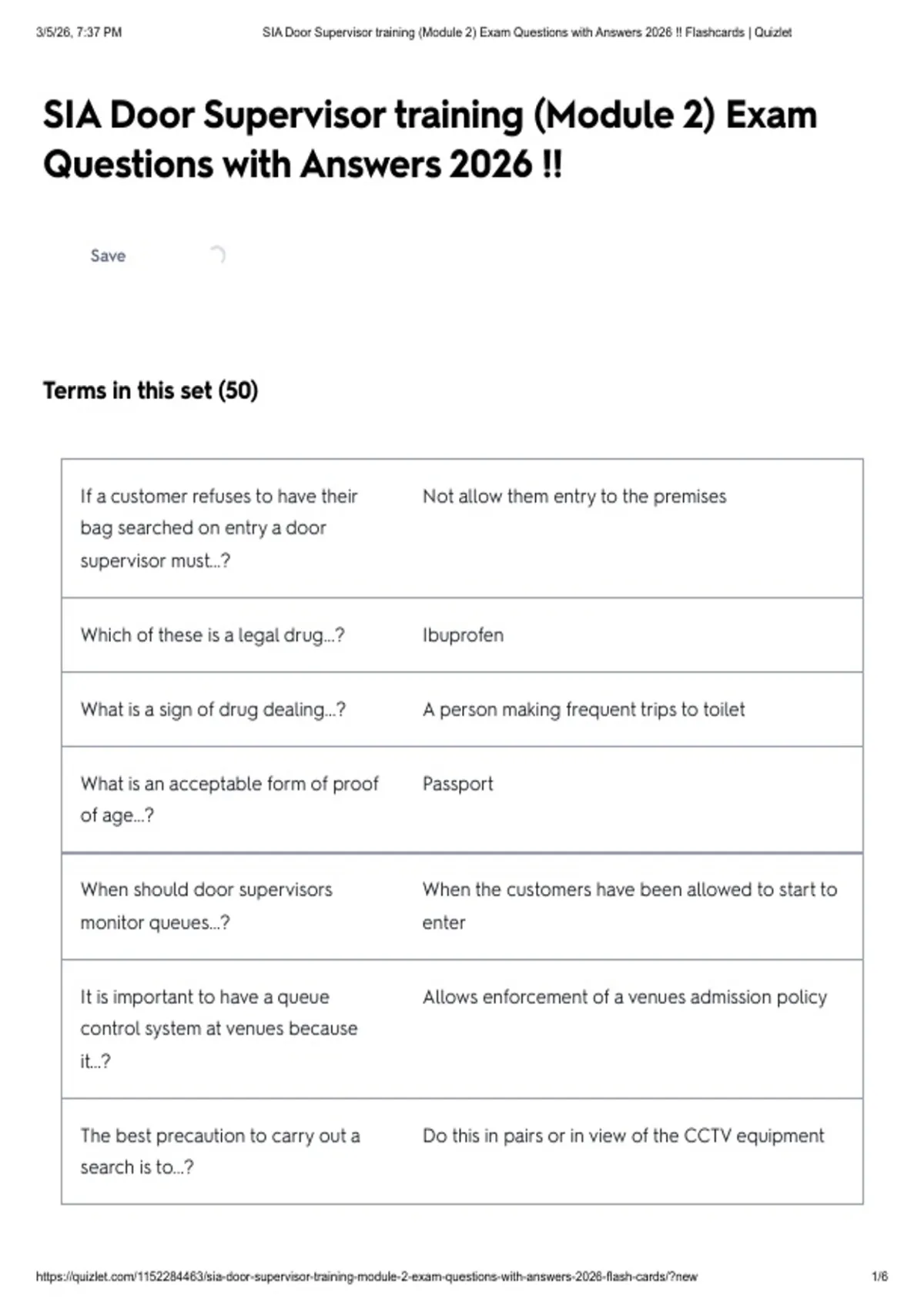 sia-door-supervisor-training-module-2-exam-questions-with-answers