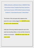 CSWA solidworks certification Exam &vert;&vert; 2026&sol;2027 Most  Recent Exam Actual Complete Real Exam Questions  And Correct Answers &lpar;100&percnt;Verified Answers&rpar; Already  Graded A&plus; &vert; Guaranteed Success&excl;&excl; &vert; Brand New&excl;&excl; 