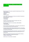 FDSC 414 - EXAM 1 QUESTIONS AND ANSWERS