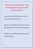 EMS 1021 Actual Exam 2026&sol;2027 Version 1 Newest  With Complete Questions And Correct Detailed  Answers&vert; Latest Version&excl;