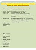 Package deal&colon;&colon;&colon;  ARMY AEROMEDICAL Exam Questions And Answers Latest Updated 2026 &lpar;Graded A&plus;&rpar;