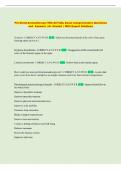 Pre-blend Aromatherapy ITEC ACTUAL Exam Comprehensive Questions  and  Answers &vert; A&plus; Graded  &vert; With Expert Solutions 